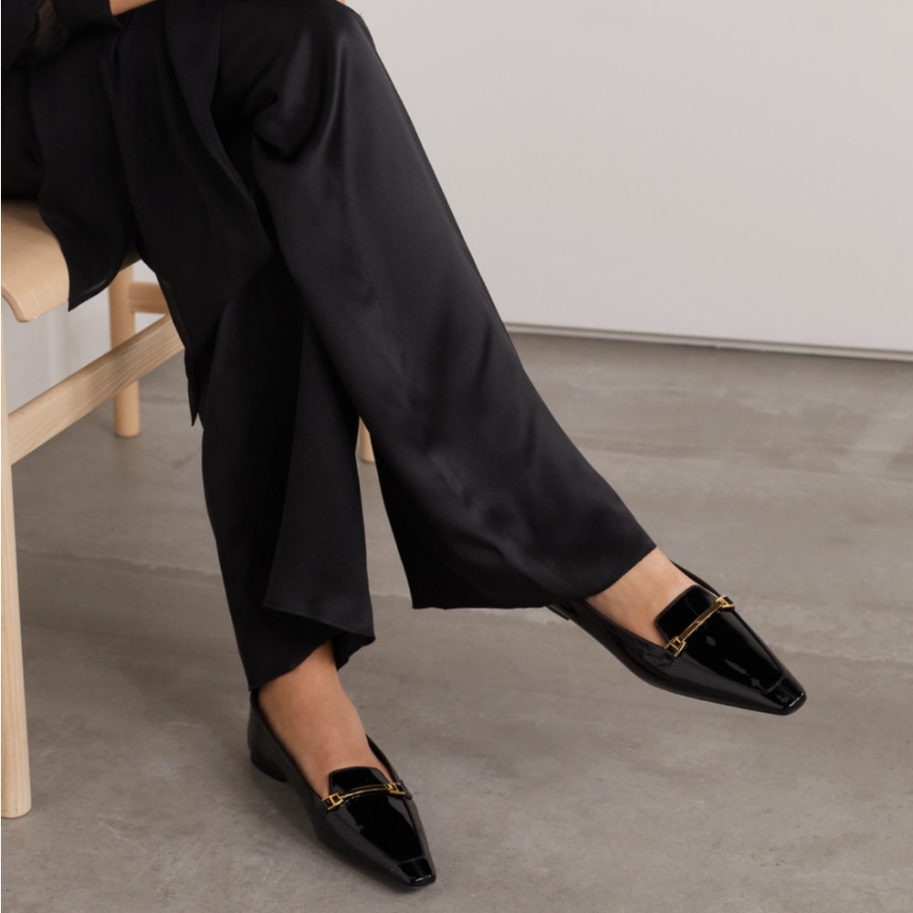Saint Laurent Chris Pointed Loafers